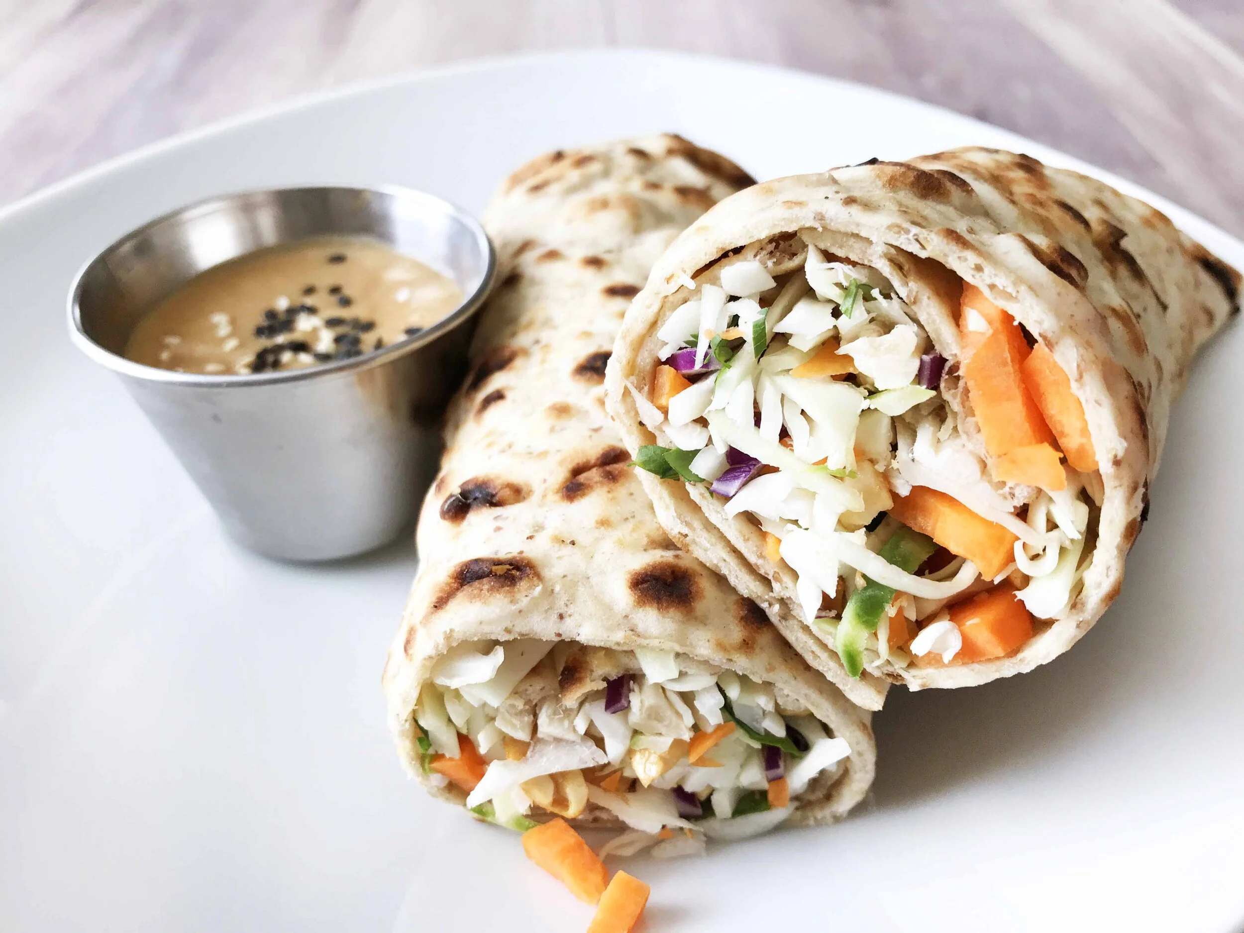 Asian Chicken Wrap recipe - Lunch