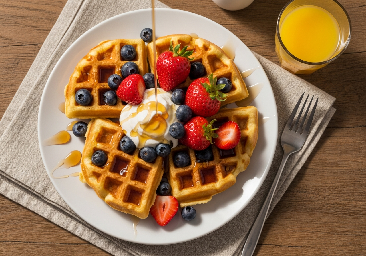 Belgian Waffles recipe - Breakfast