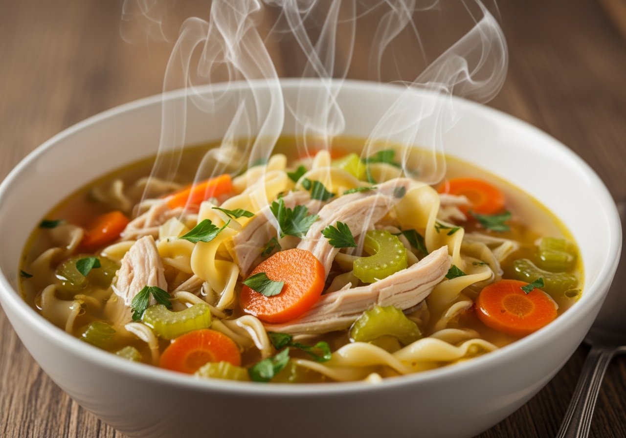 Chicken Noodle Soup recipe - Lunch