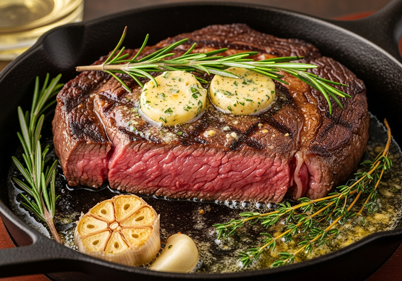 Garlic Butter Steak recipe - Dinner