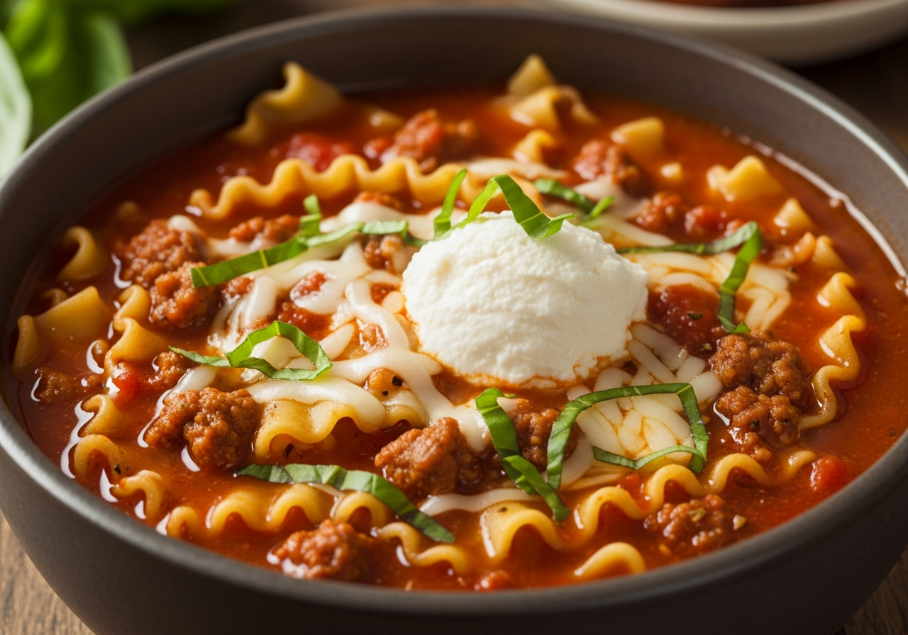 Lasagna Soup recipe - Dinner