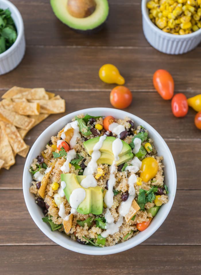 Mediterranean Quinoa Bowl recipe - Lunch