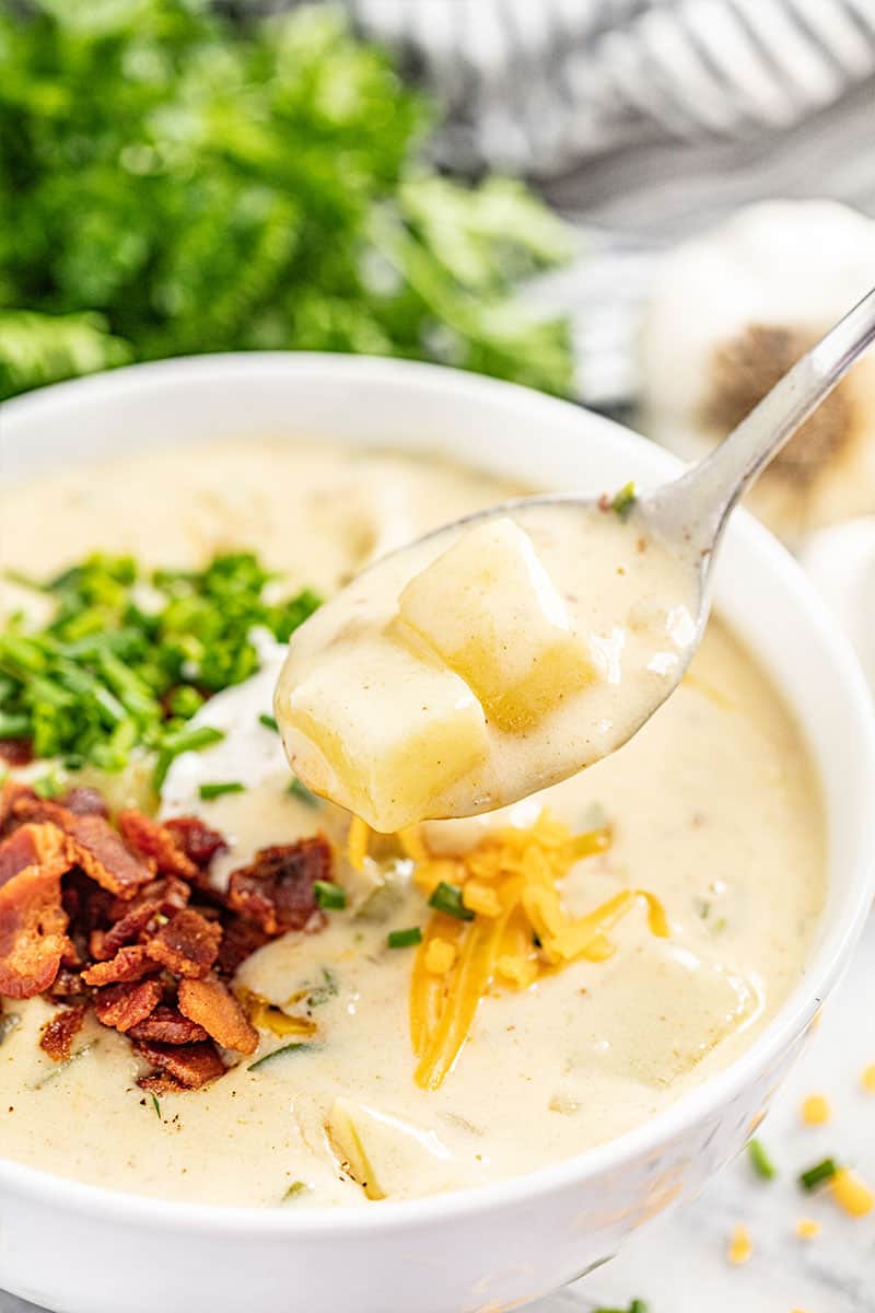 Creamy Loaded Potato Soup recipe - Soups