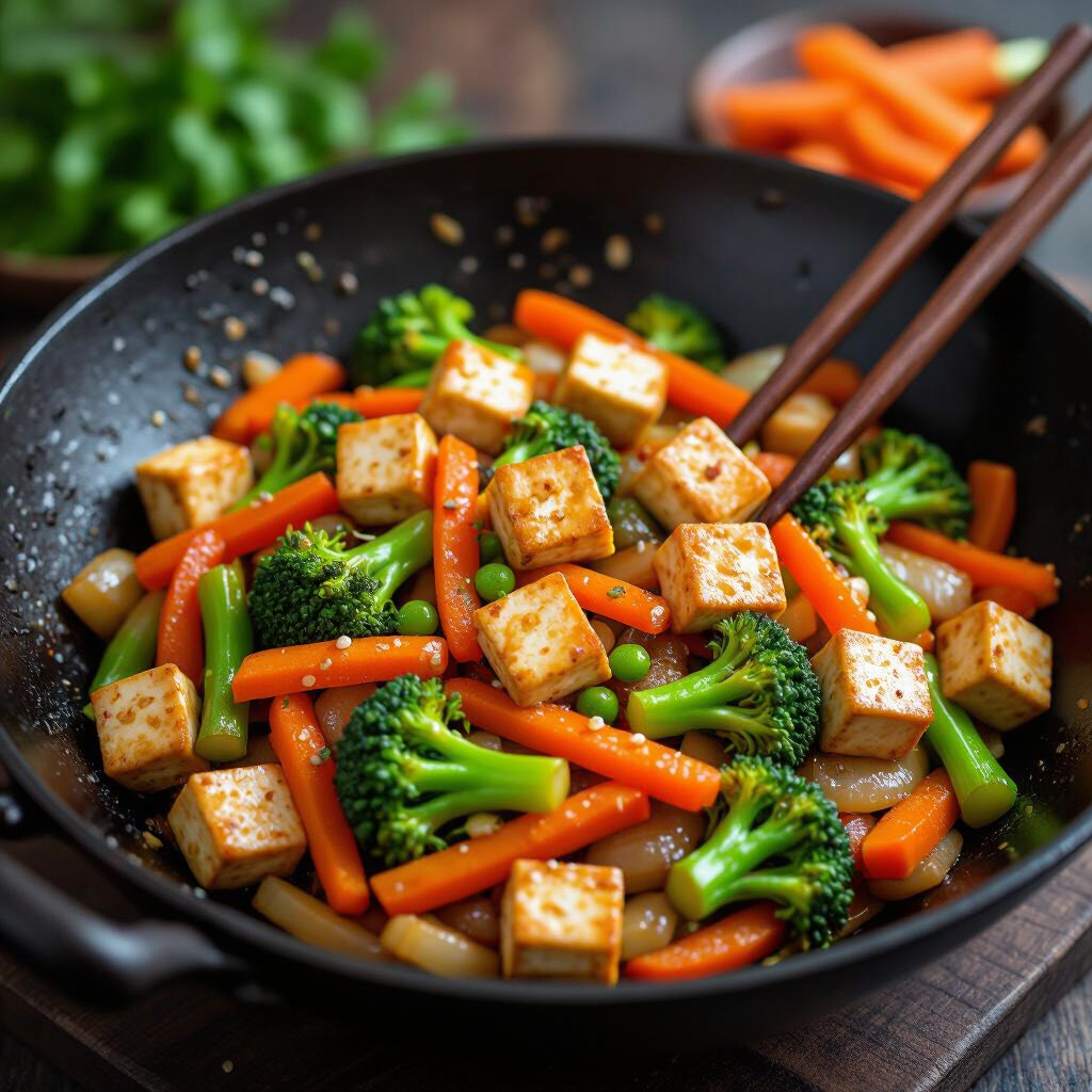 Vegetable Stir-Fry with Tofu recipe - Vegetarian